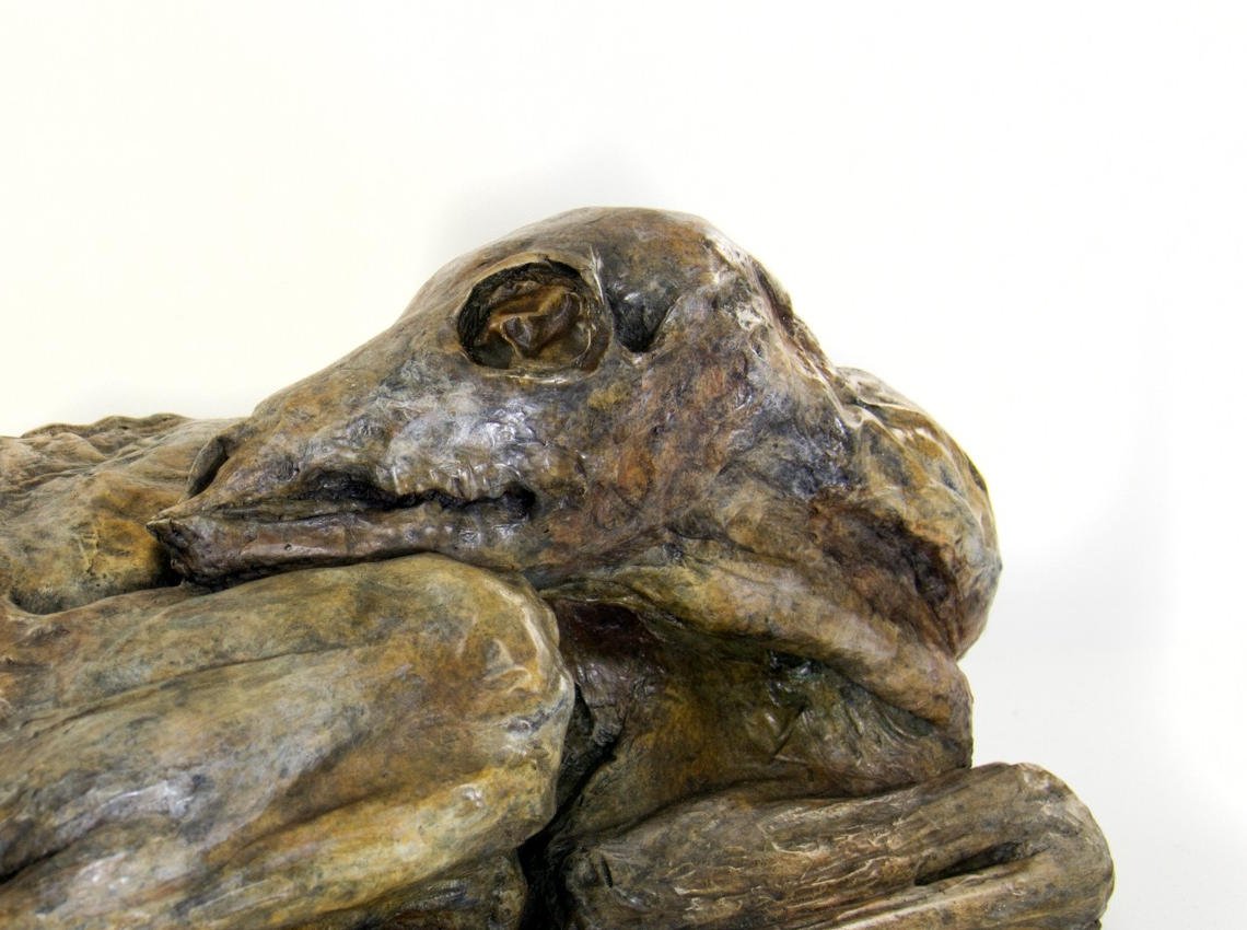 Lera Auerbach, Dreaming of Flying, bronze sculpture, object study 1