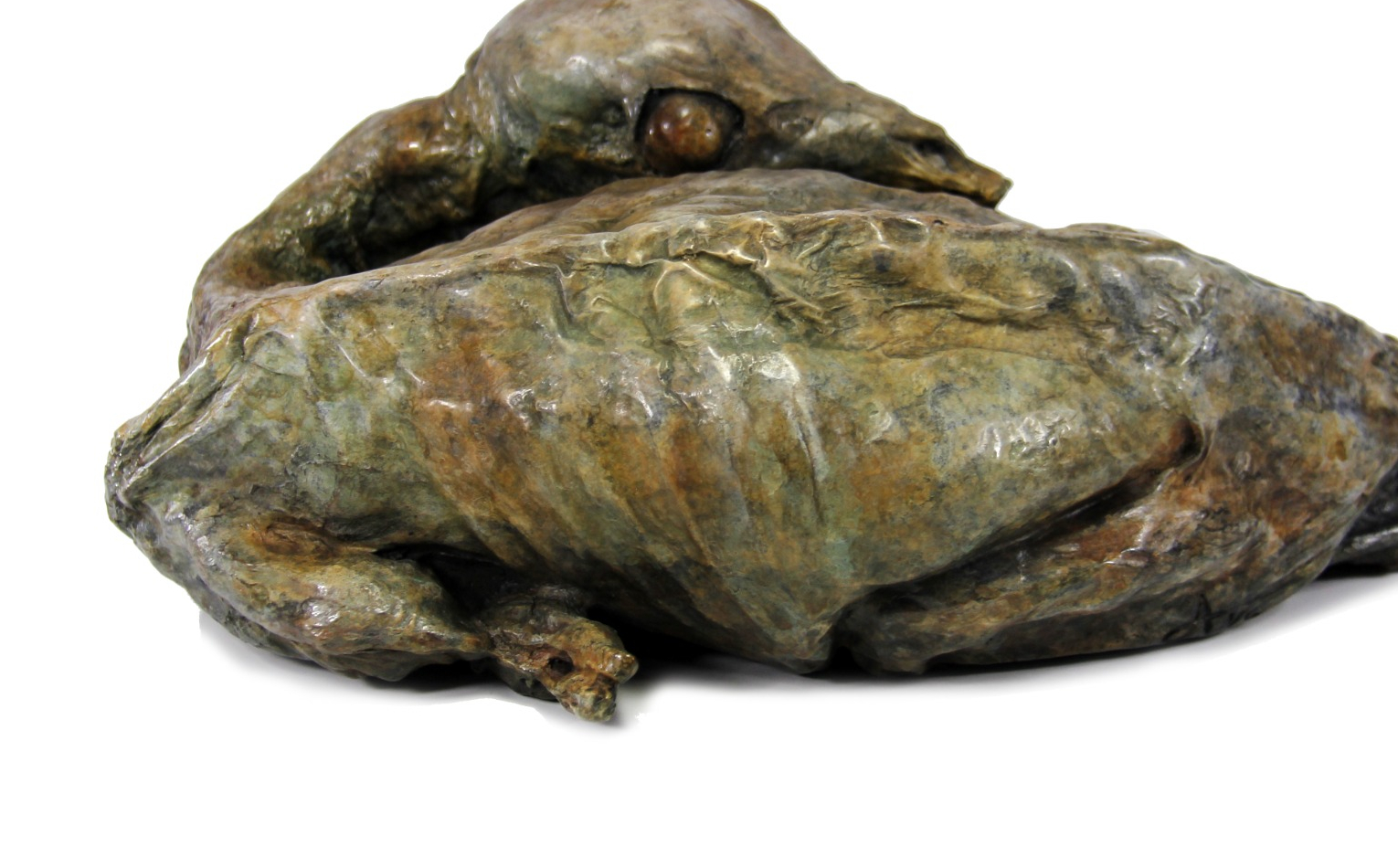 Lera Auerbach, Dreaming of Flying, bronze sculpture, object study 3