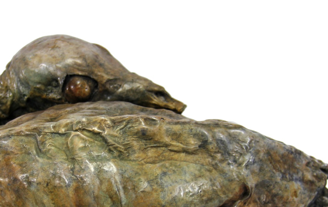 Lera Auerbach, Dreaming of Flying, bronze sculpture, object study 4