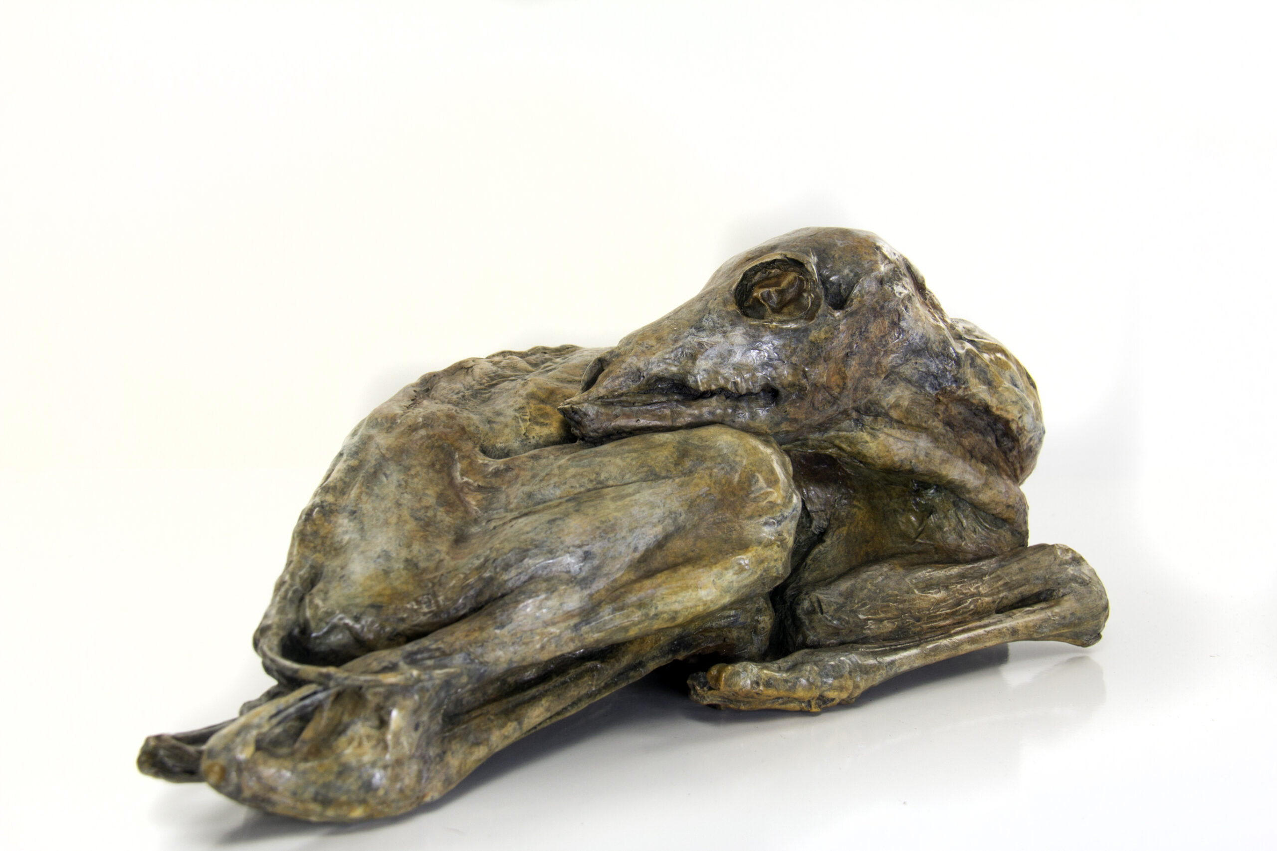 Lera Auerbach, Dreaming of Flying, bronze sculpture, object study 6