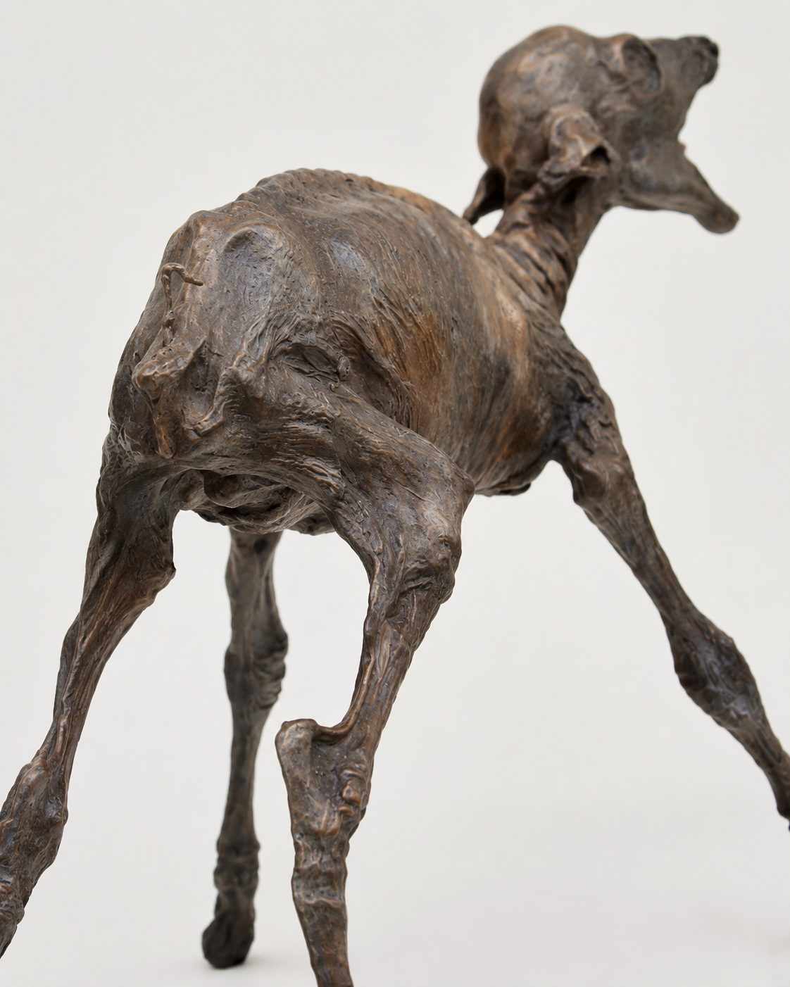 Lera Auerbach, Hear Me, bronze sculpture, object study 2