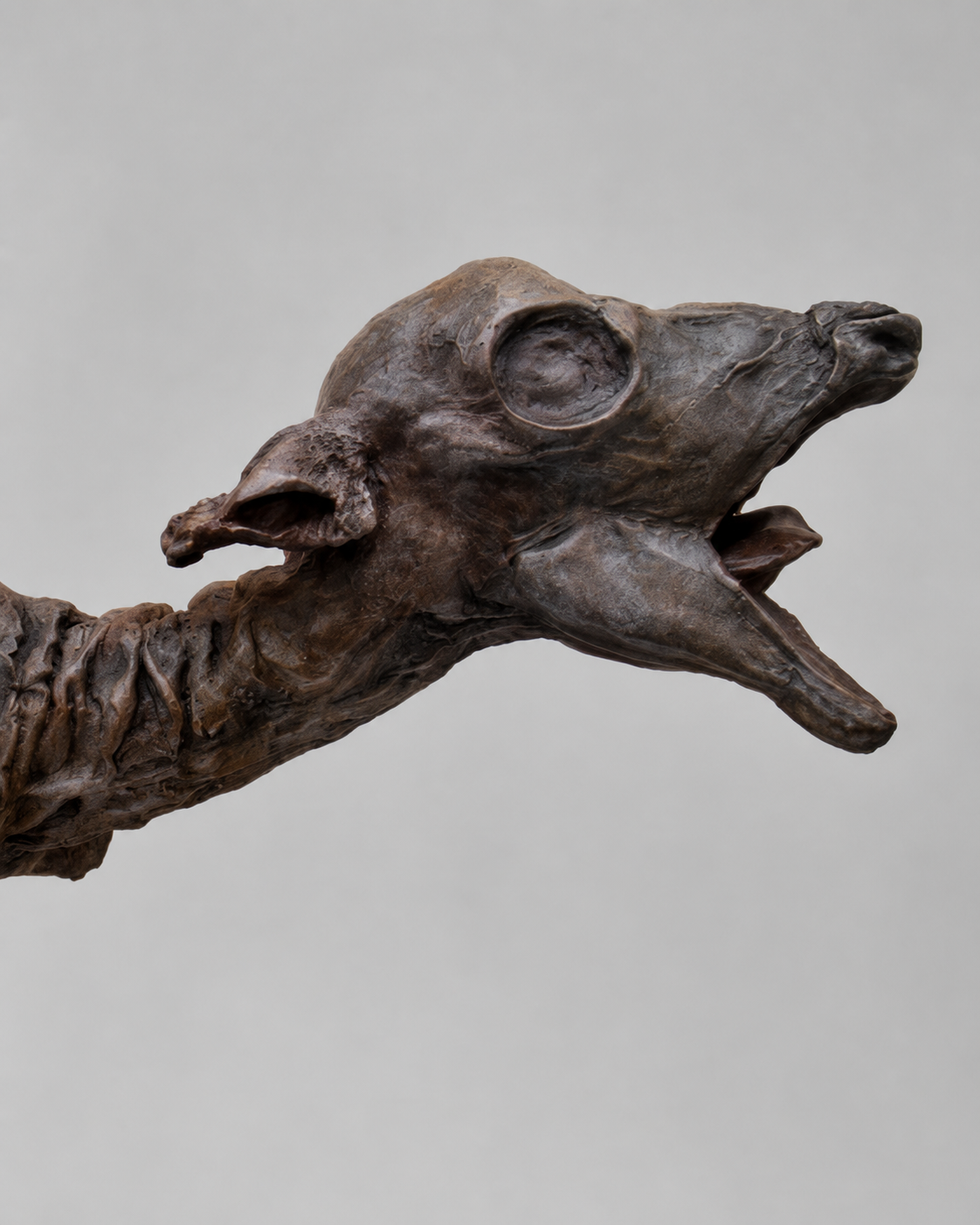 Lera Auerbach, Hear Me, bronze sculpture, object study 3