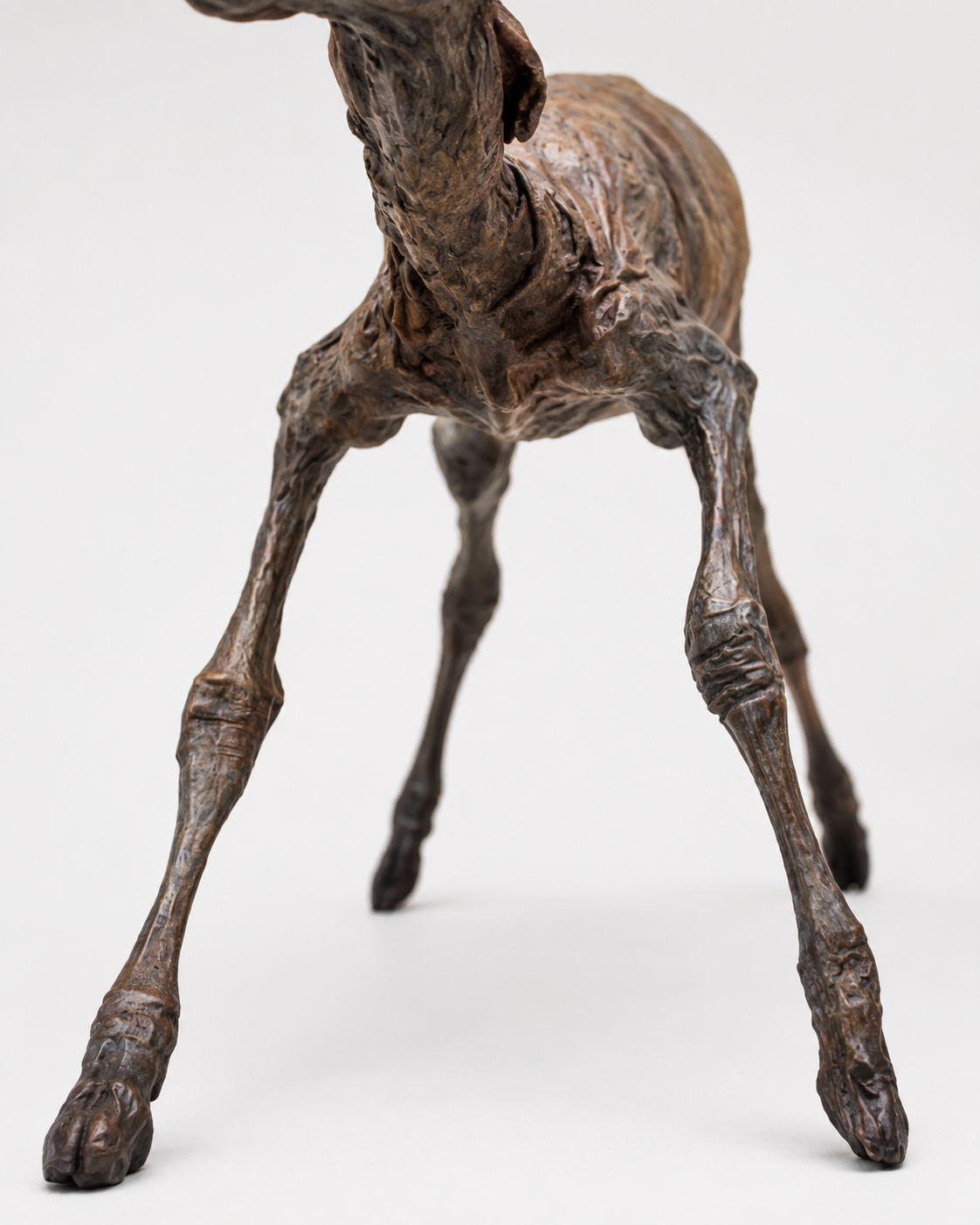 Lera Auerbach, Hear Me, bronze sculpture, object study 4