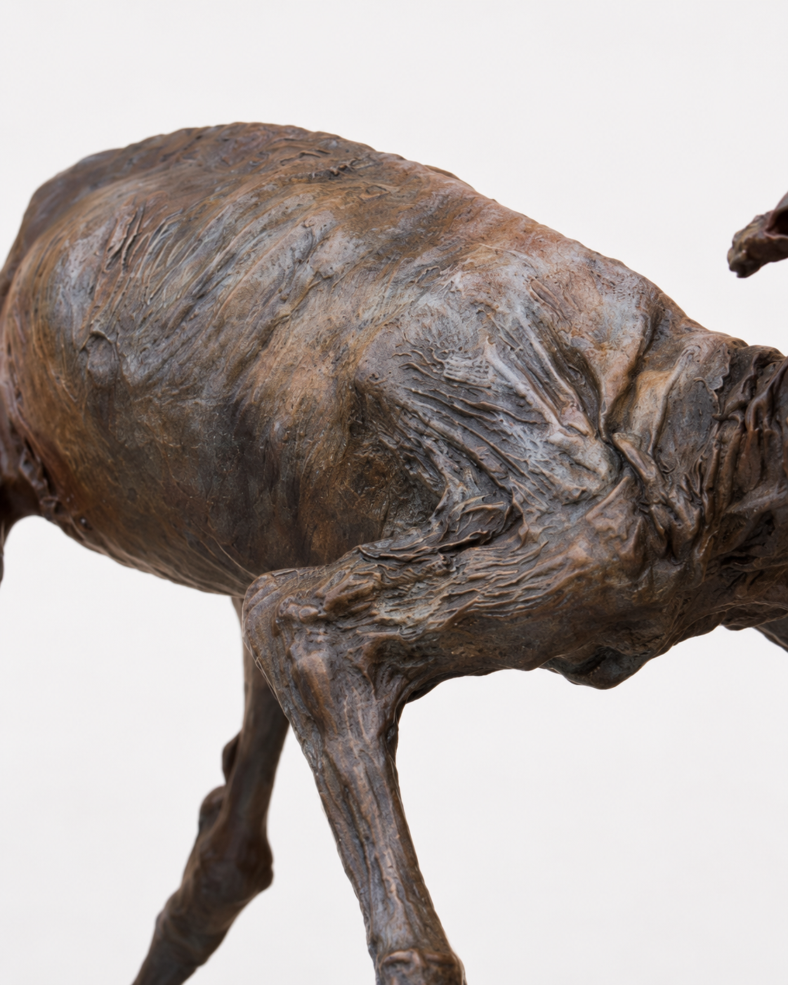 Lera Auerbach, Hear Me, bronze sculpture, object study 5