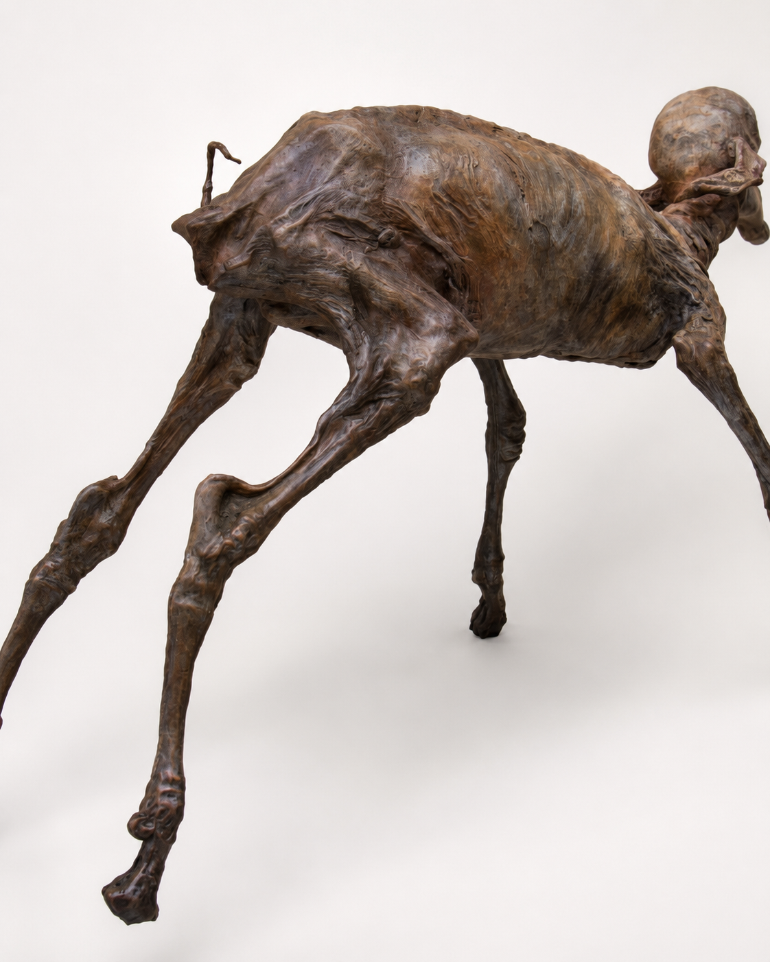 Lera Auerbach, Hear Me, bronze sculpture, object study 6