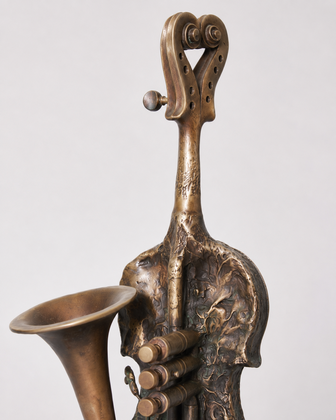 Lera Auerbach, Perfect Harmony, bronze sculpture, object study 1