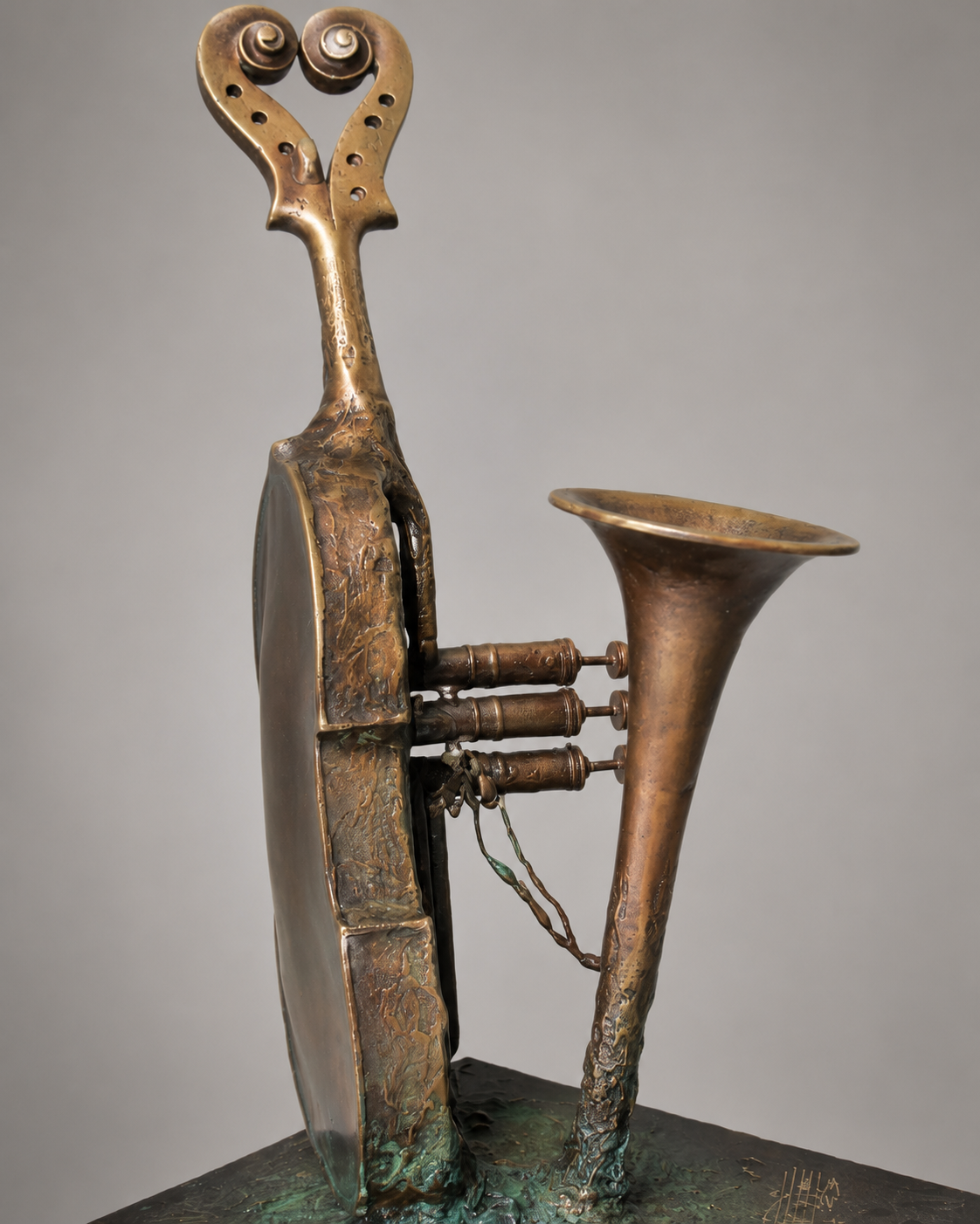 Lera Auerbach, Perfect Harmony, bronze sculpture, object study 4