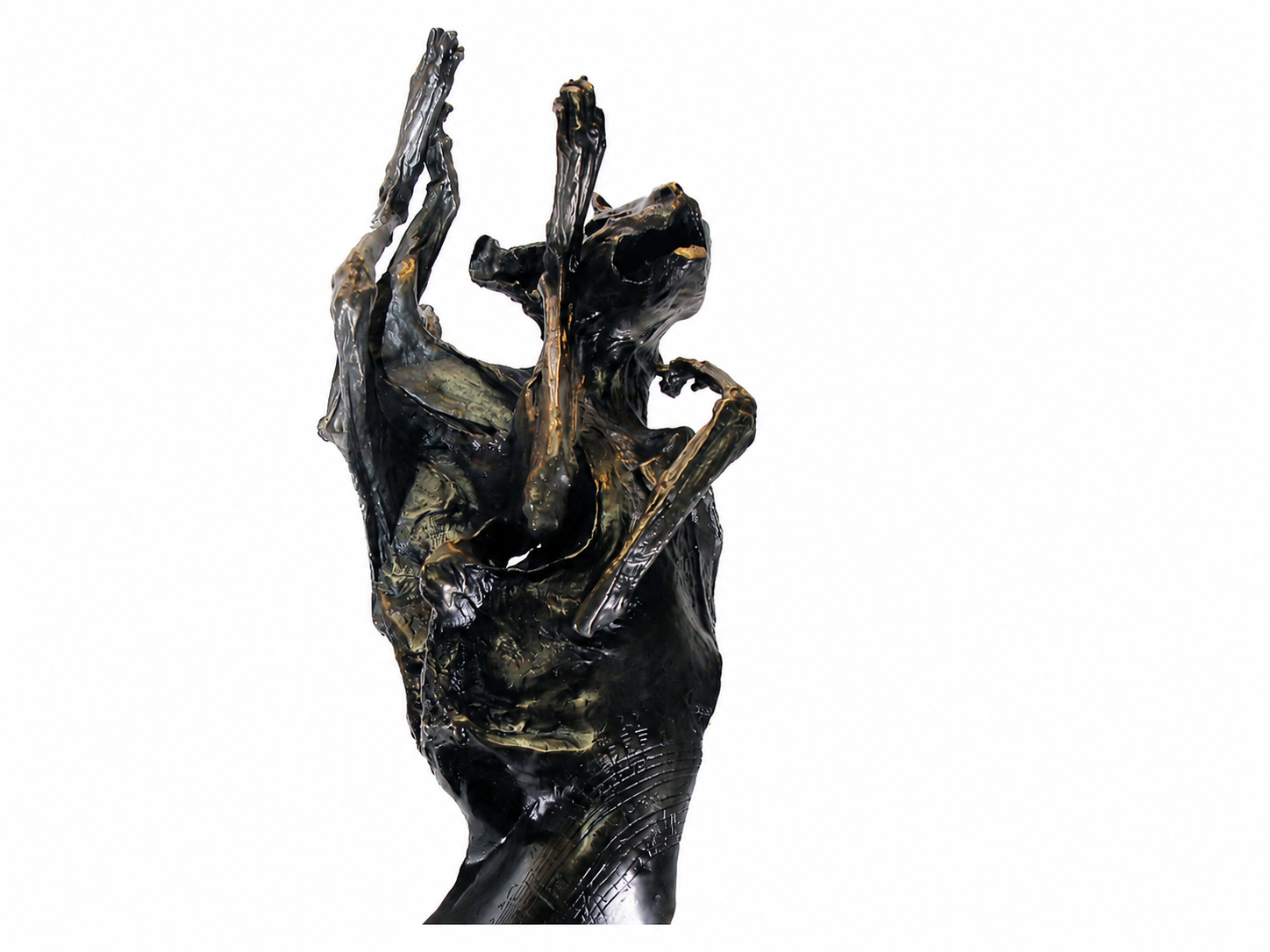 Lera Auerbach, Totentanz, bronze sculpture, object study 3