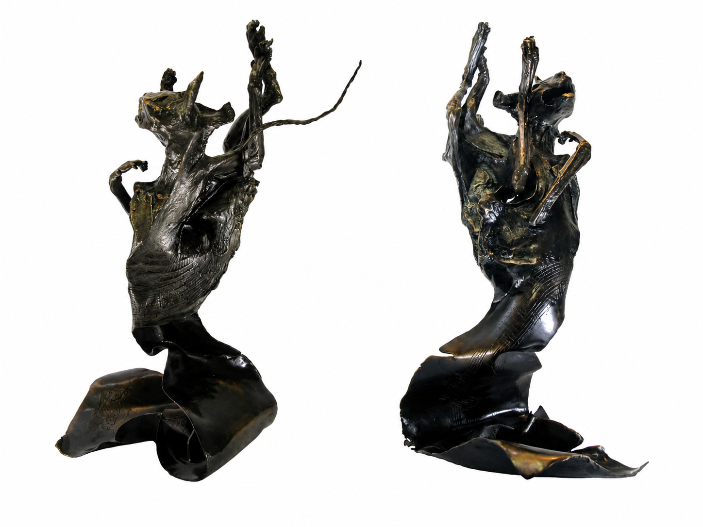 Lera Auerbach, Totentanz, bronze sculpture, object study 1
