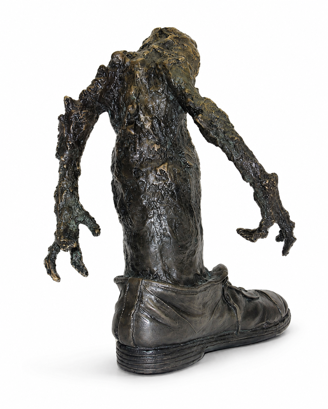 Lera Auerbach, Bashmachkin’s Ghost, bronze sculpture, object study 3