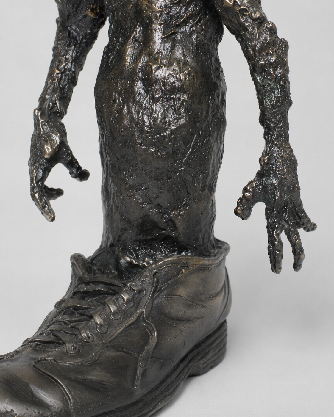 Lera Auerbach, Bashmachkin’s Ghost, bronze sculpture, object study 5