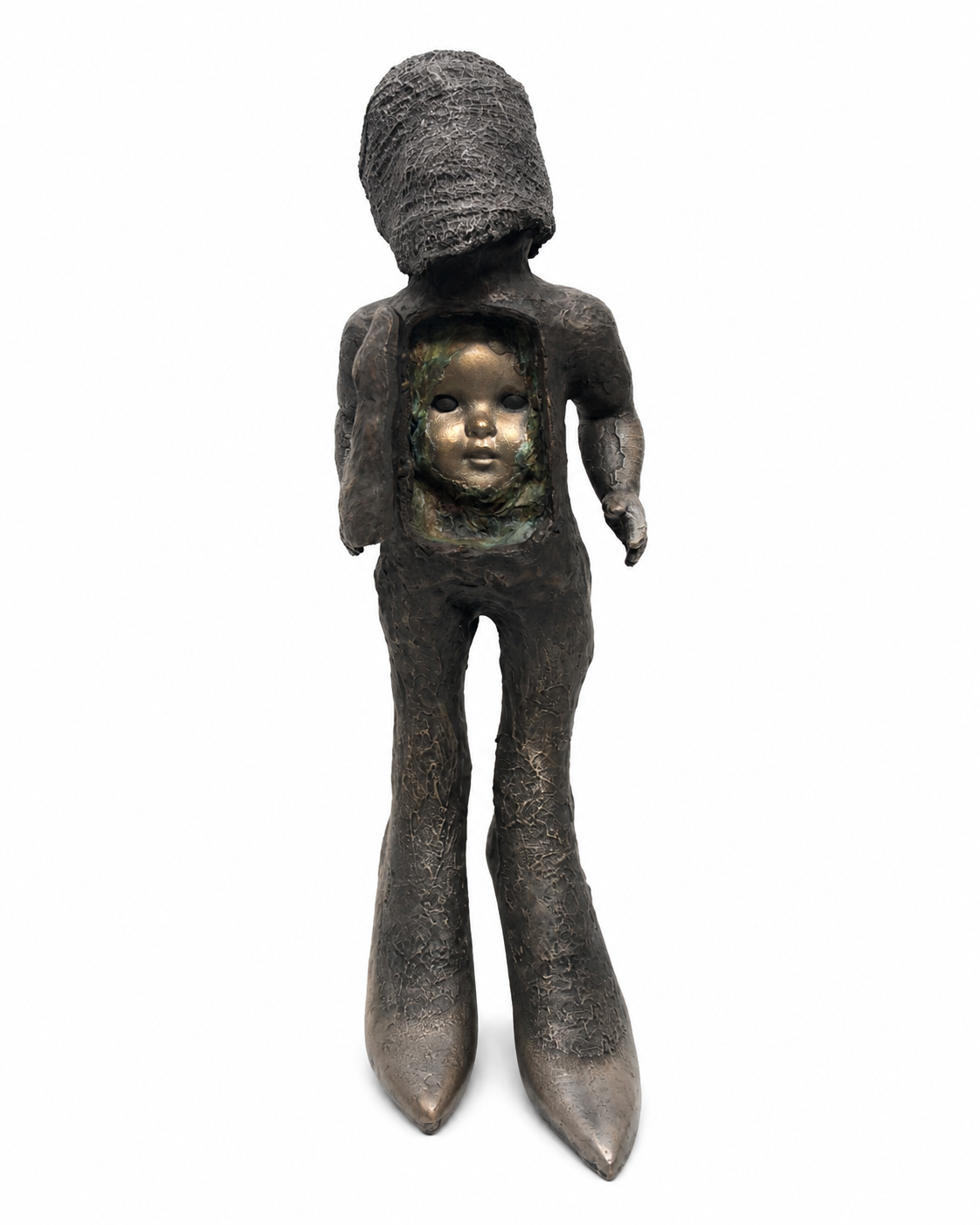 Lera Auerbach, Motherhood, bronze sculpture, object study 1