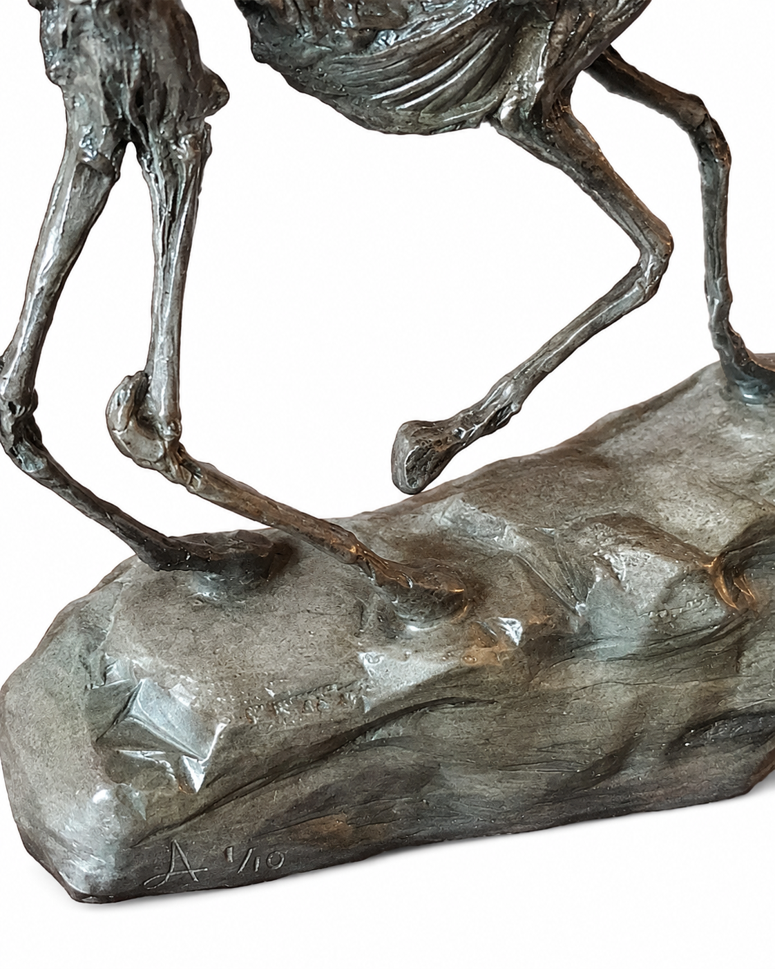 Lera Auerbach, Raising, bronze sculpture, object study 2