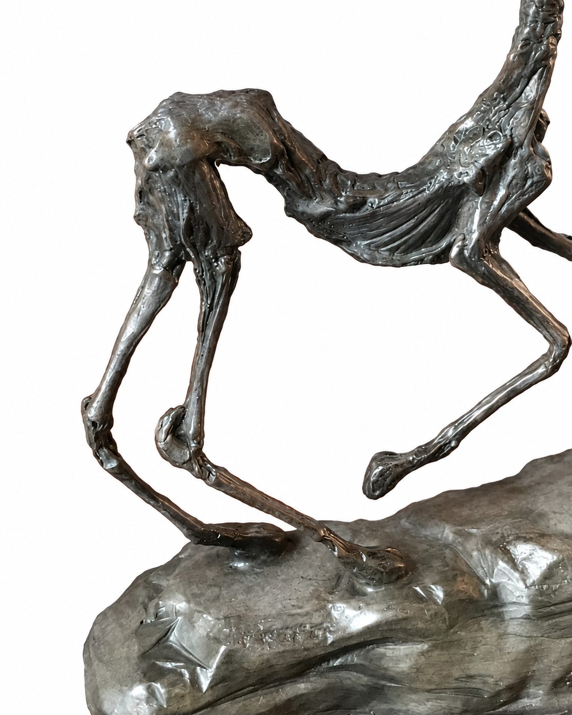 Lera Auerbach, Raising, bronze sculpture, object study 3