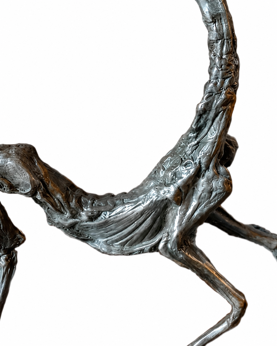 Lera Auerbach, Raising, bronze sculpture, object study 4