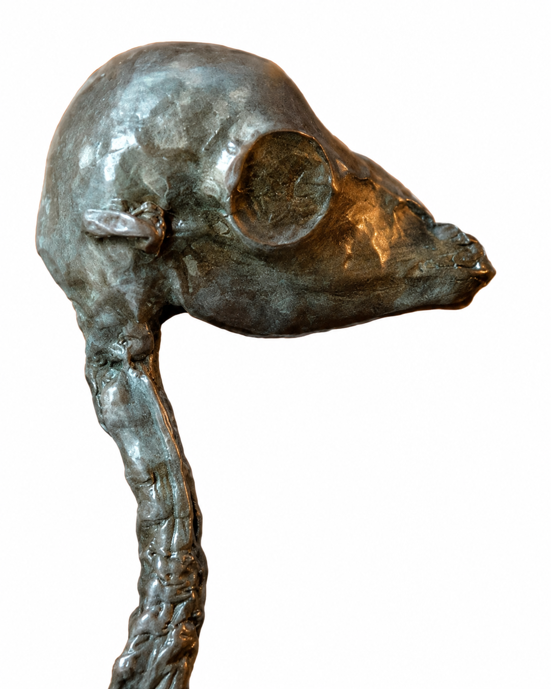 Lera Auerbach, Raising, bronze sculpture, object study 5