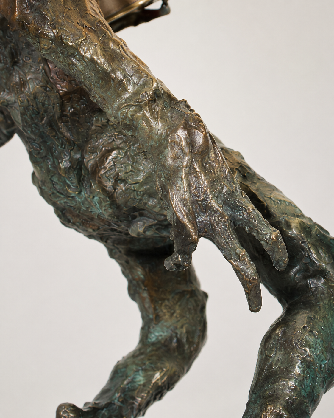 Lera Auerbach, Violinist, bronze sculpture, object study 3