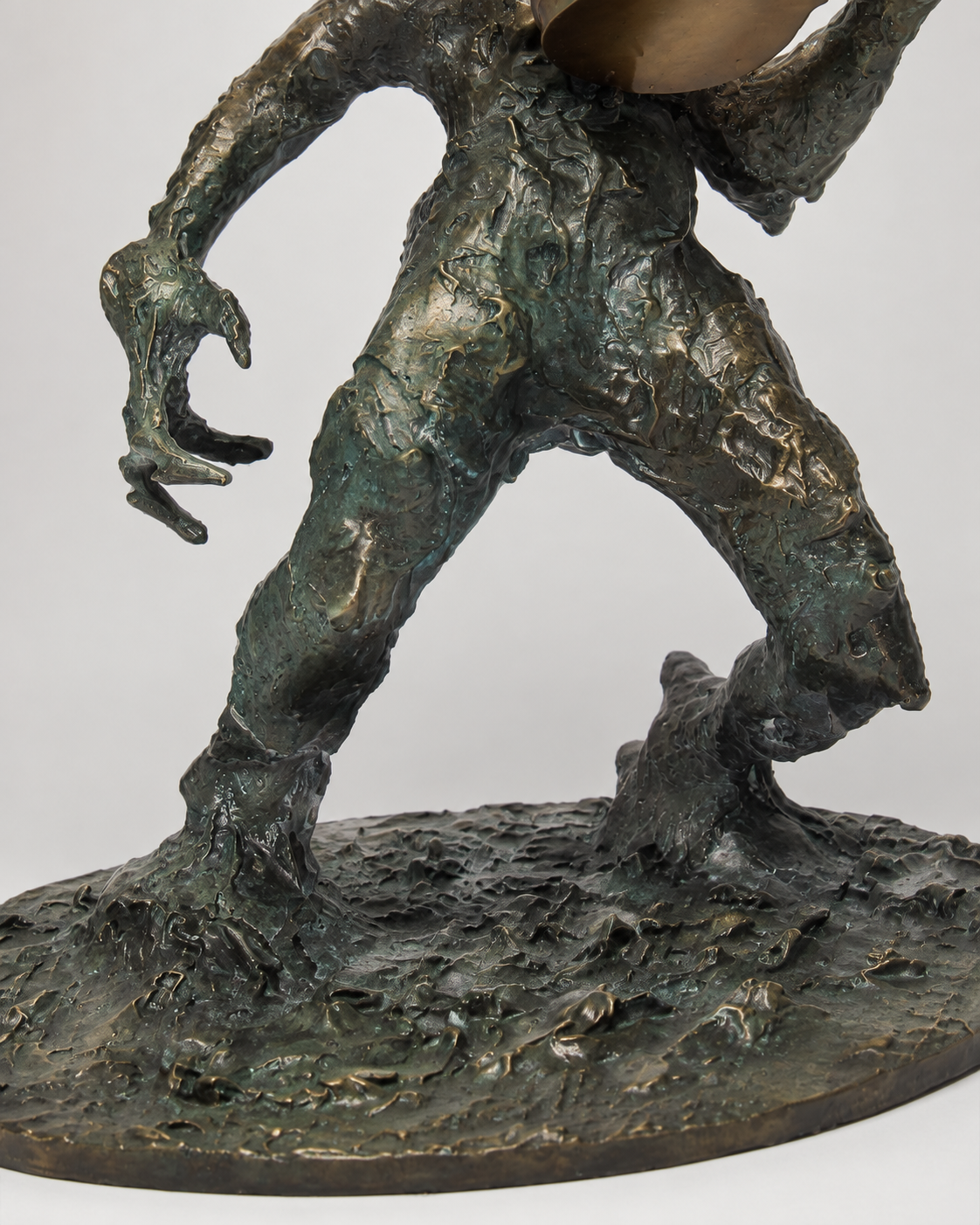 Lera Auerbach, Violinist, bronze sculpture, object study 7