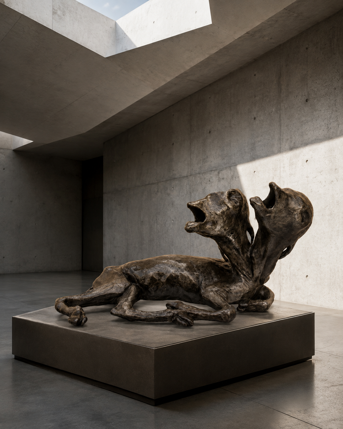 Lera Auerbach, Vowed for Life, bronze sculpture, contextual installation view 02