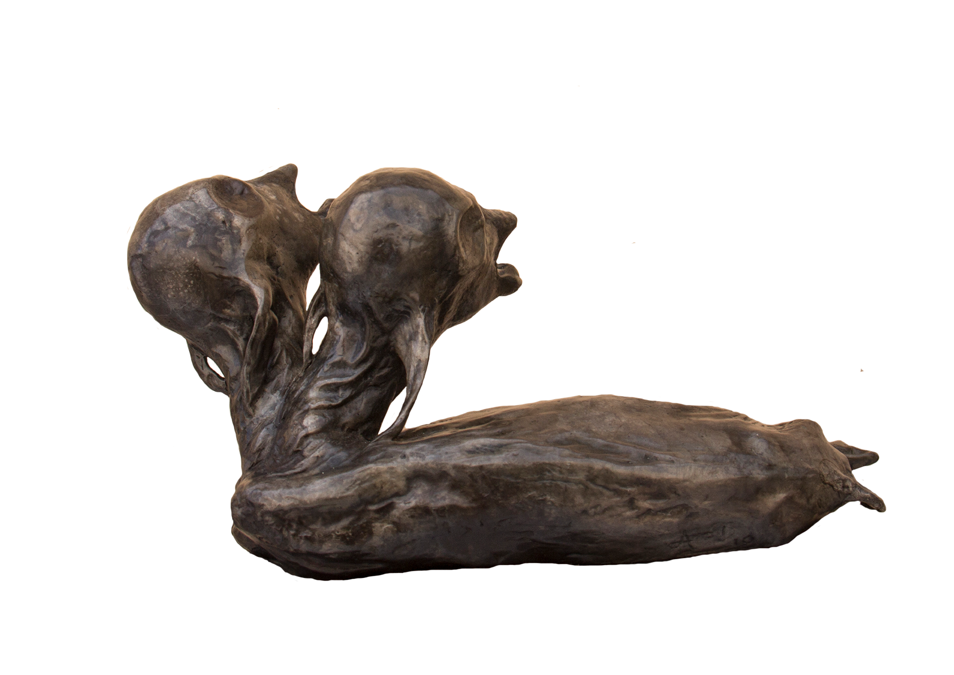 Lera Auerbach, Vowed for Life, bronze sculpture, object study 6